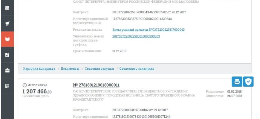 Единый реестр договоров и торгов города Москвы